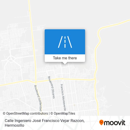 Mapa de Calle Ingeniero José Francisco Vejar Razcon