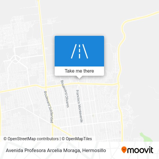 Avenida Profesora Arcelia Moraga map