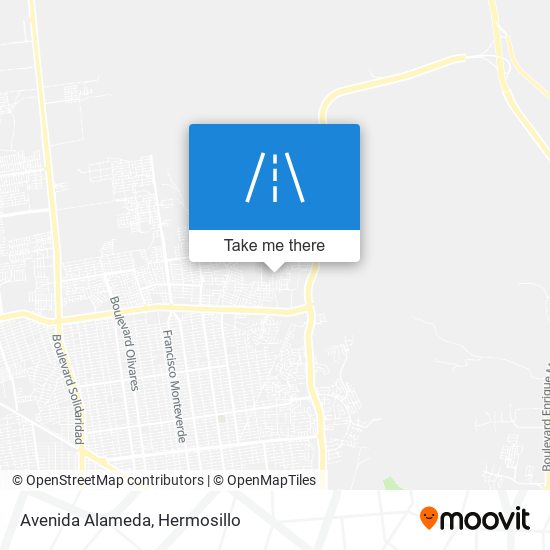 Avenida Alameda map