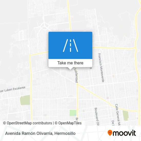 Mapa de Avenida Ramón Olivarría