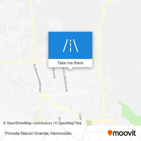 Mapa de Privada Nácori Grande
