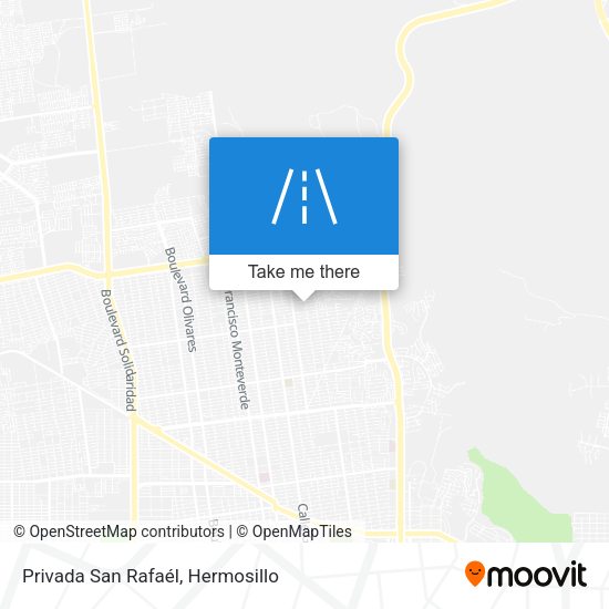 Privada San Rafaél map