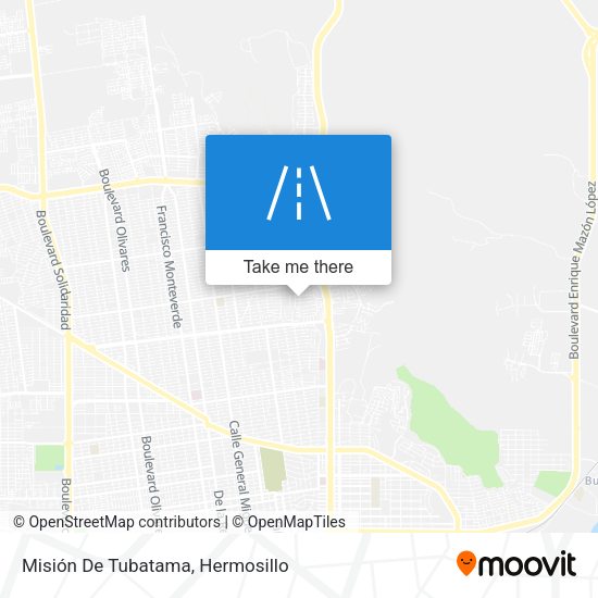 Misión De Tubatama map