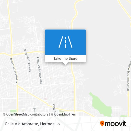 Calle Vía Amaretto map