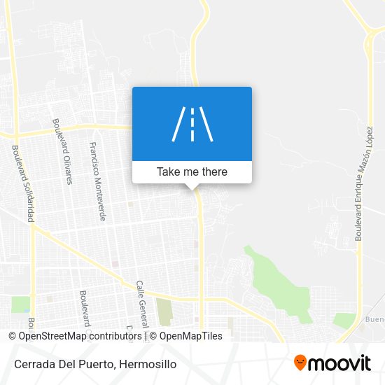 Mapa de Cerrada Del Puerto
