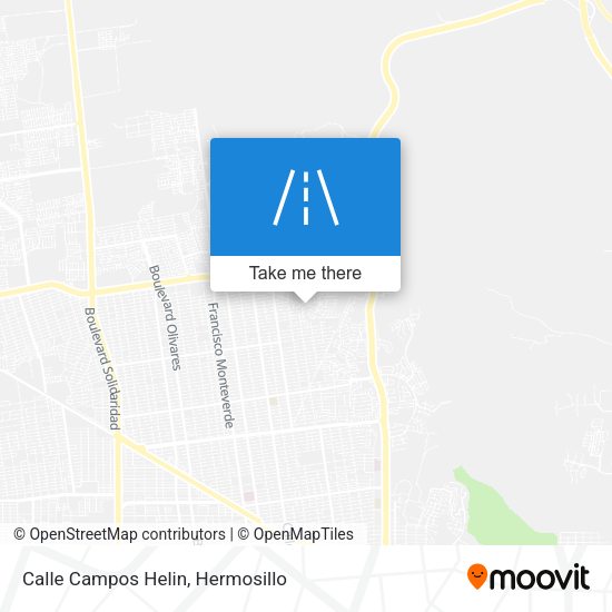 Mapa de Calle Campos Helin