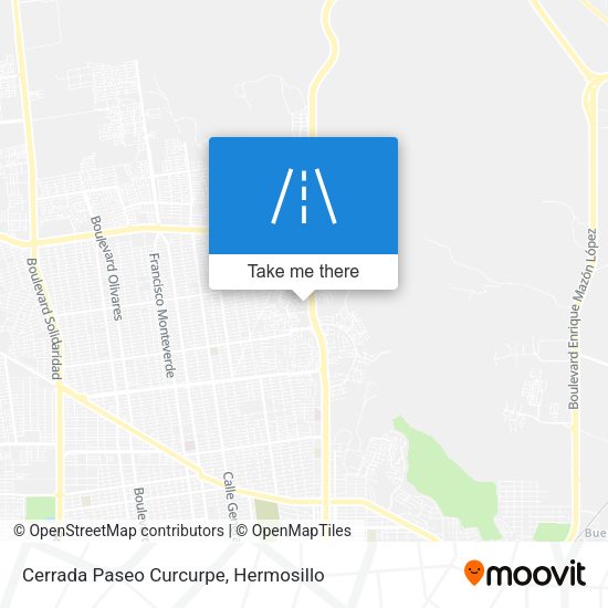 Cerrada Paseo Curcurpe map