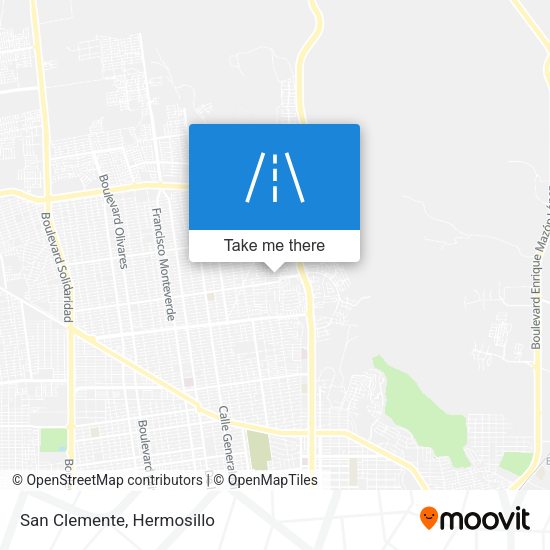 San Clemente map