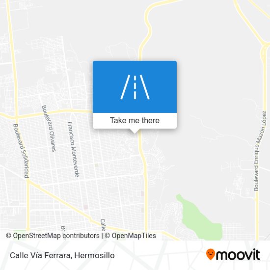 Calle Vía Ferrara map