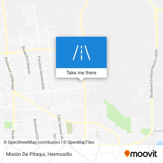 Misión De Pitaqui map