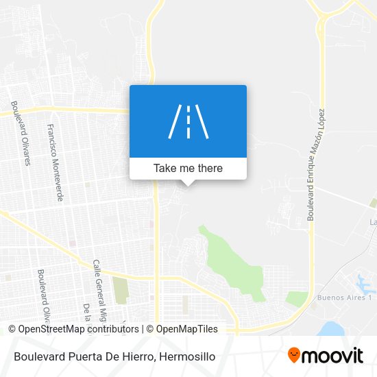 Mapa de Boulevard Puerta De Hierro