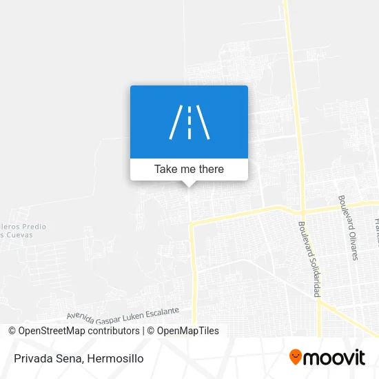 Privada Sena map