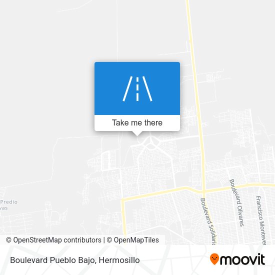 Boulevard Pueblo Bajo map