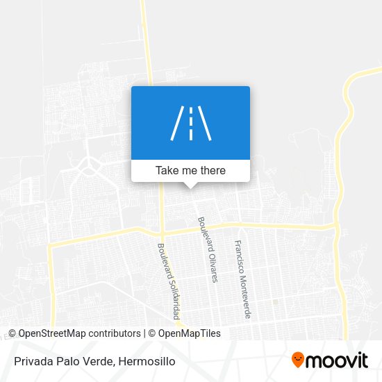 Privada Palo Verde map