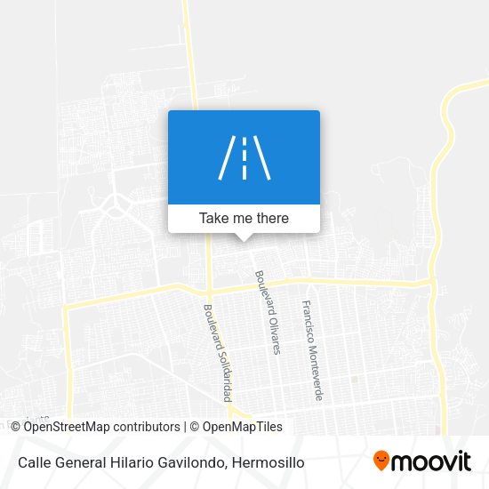 Calle General Hilario Gavilondo map