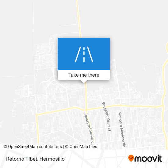 Retorno Tíbet map