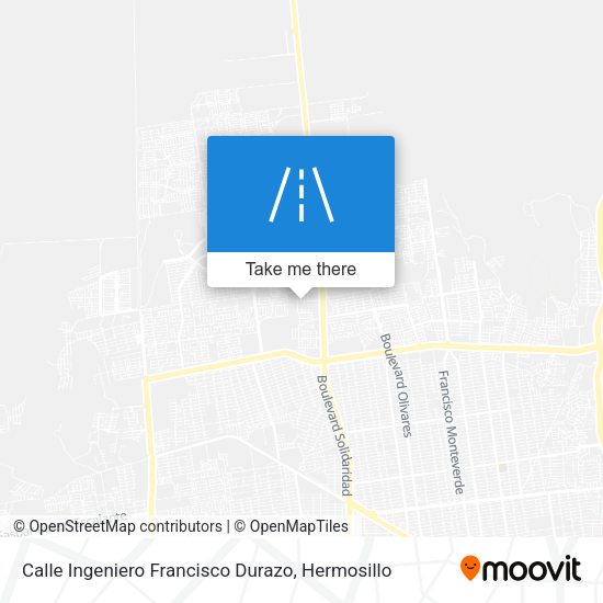 Calle Ingeniero Francisco Durazo map