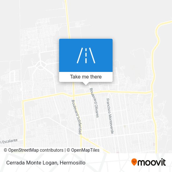 Cerrada Monte Logan map