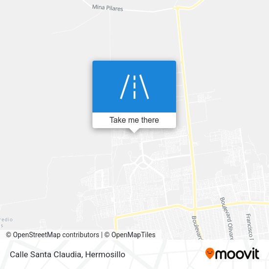 Mapa de Calle Santa Claudia