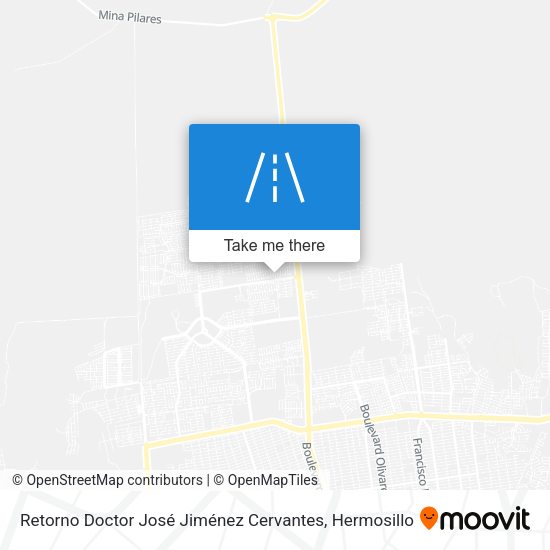 Mapa de Retorno Doctor José Jiménez Cervantes