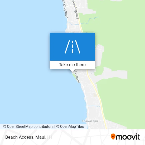 Beach Access map