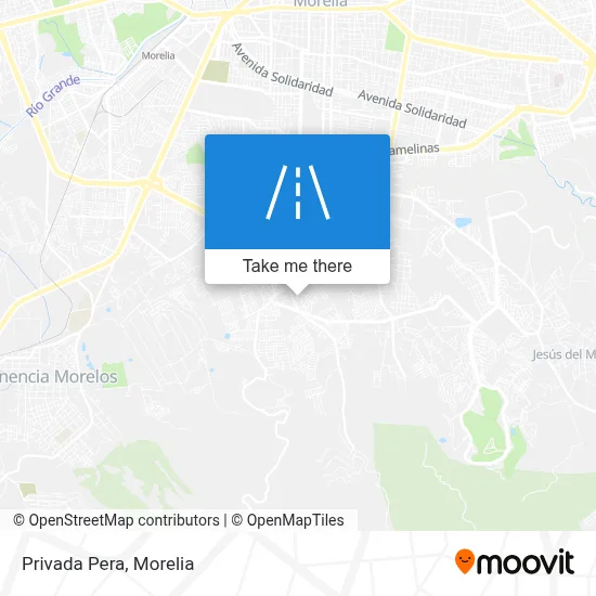 Privada Pera map
