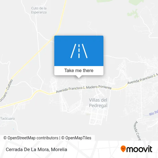 Cerrada De La Mora map
