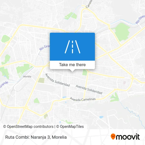 Ruta Combi: Naranja 3 map