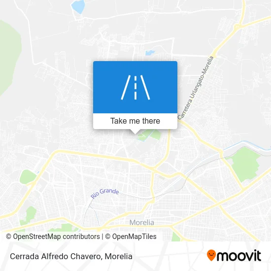 Cerrada Alfredo Chavero map