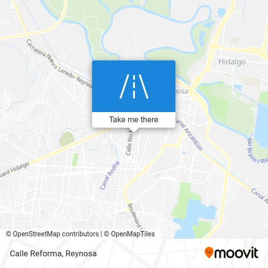 Calle Reforma map