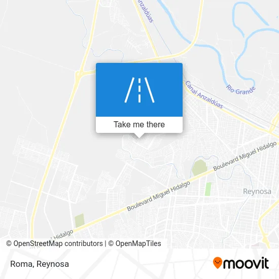 Roma map