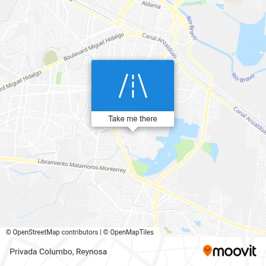 Privada Columbo map