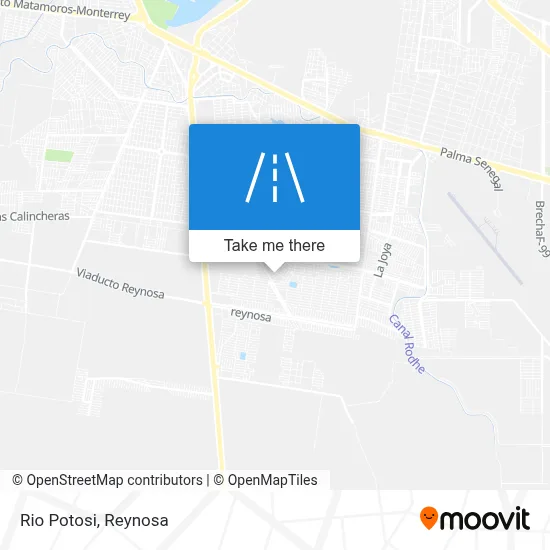 Rio Potosi map