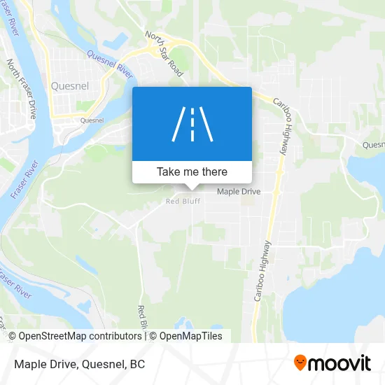 Maple Drive map