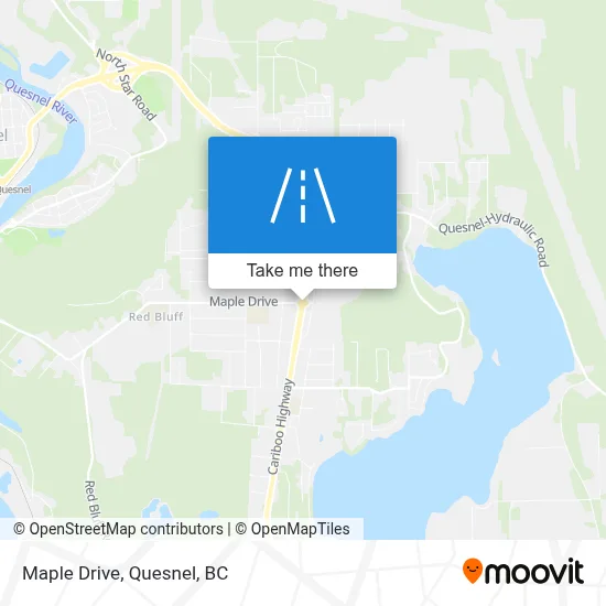 Maple Drive map
