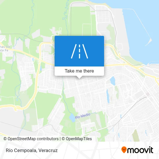 Río Cempoala map