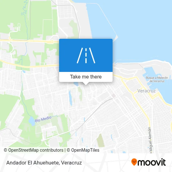 Andador El Ahuehuete map