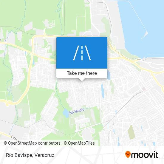 Río Bavispe map