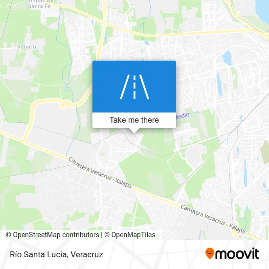 Río Santa Lucia map