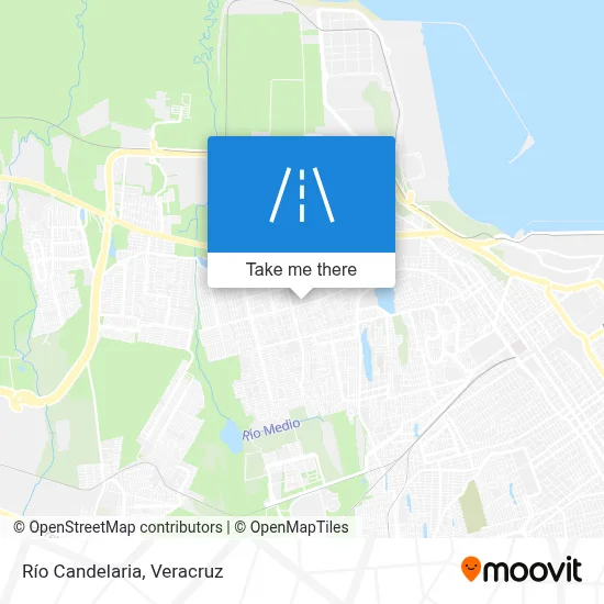 Río Candelaria map
