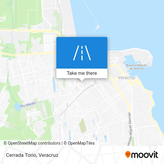 Cerrada Torio map