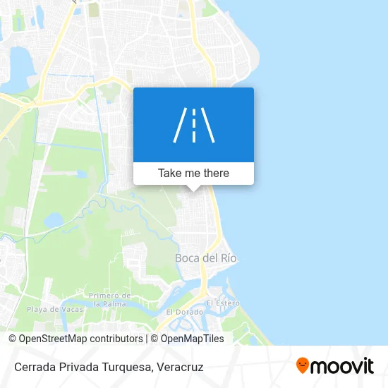 Cerrada Privada Turquesa map