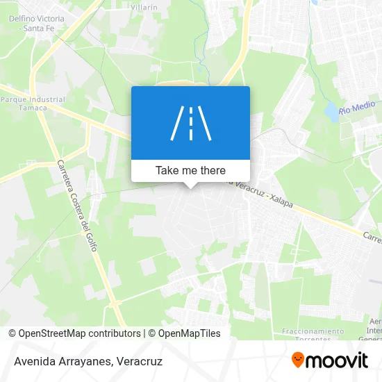 Avenida Arrayanes map