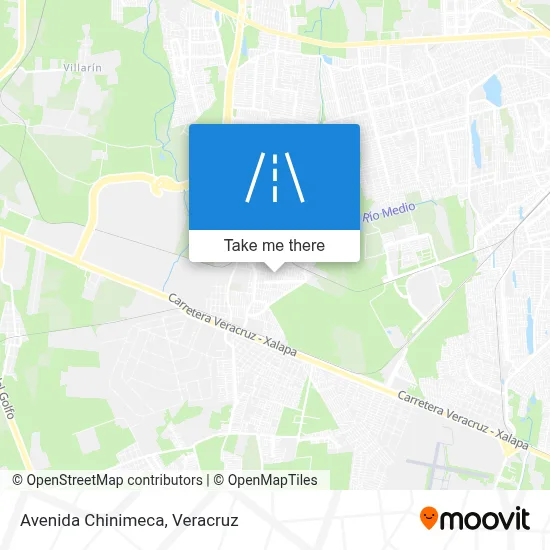 Avenida Chinimeca map