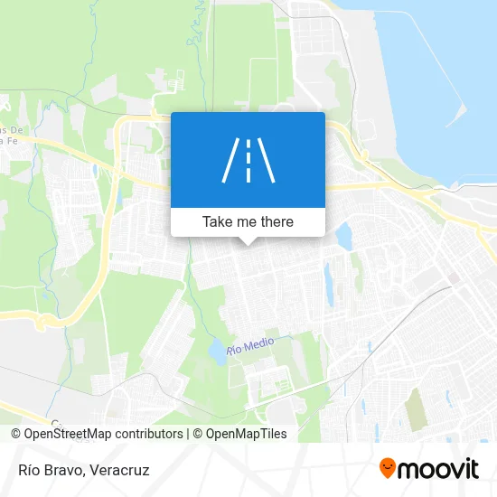 Río Bravo map