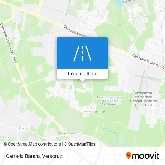 Cerrada Batara map