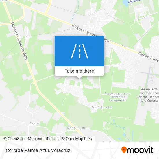 Cerrada Palma Azul map