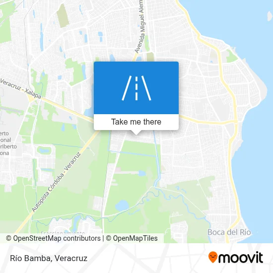Río Bamba map