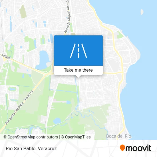 Río San Pablo map