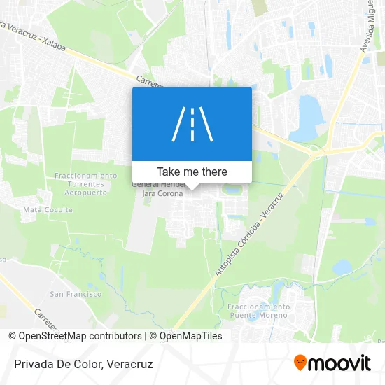 Privada De Color map
